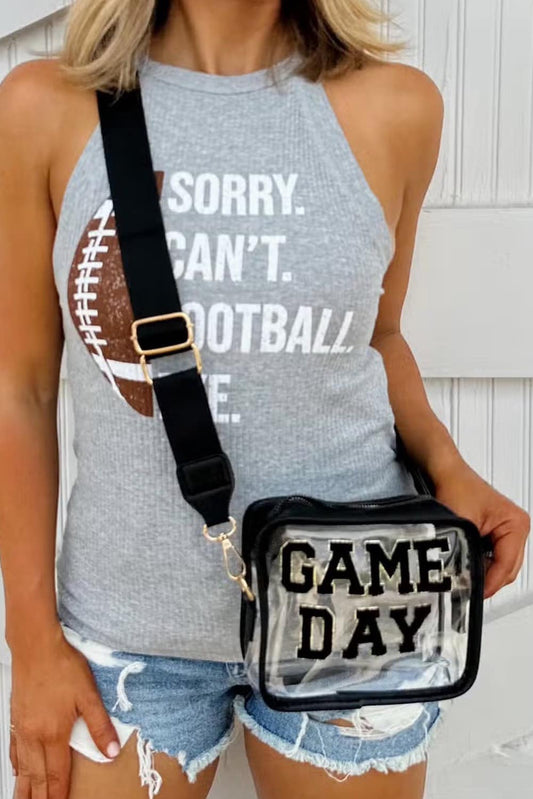 Black Game Day Purse